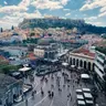 Gastronomischer Spaziergang durch Plaka — Essen Athen für Geschäftsreisende: Arbeiten und Kultur zwischen antiken Ruinen, atenas
