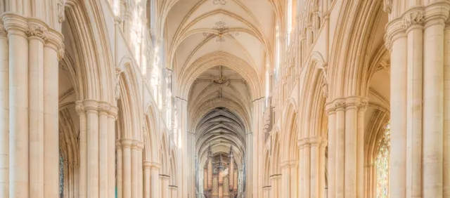 Evensong en una capilla de college