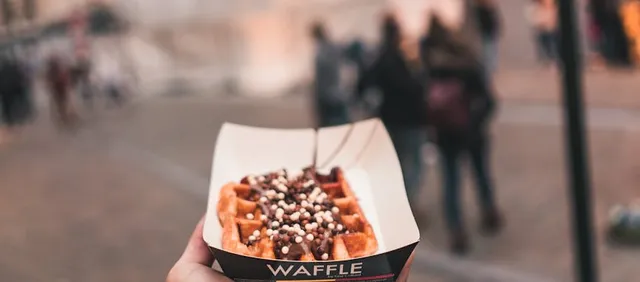 Chocolate y gofres para llevar
