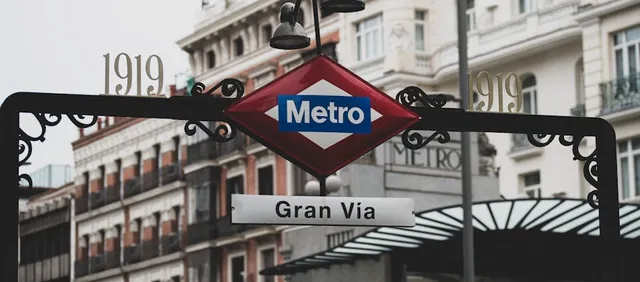 Gran Vía at Sunset