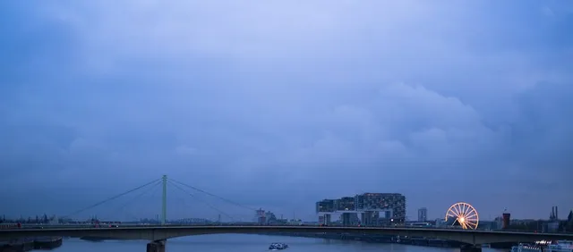 Atardecer en el Puente Hohenzollern