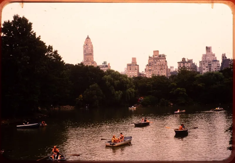 シウタデラ湖のボート