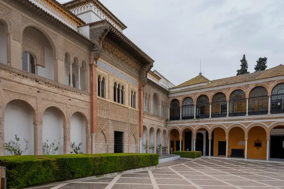 Alcázar Gardens at Dawn