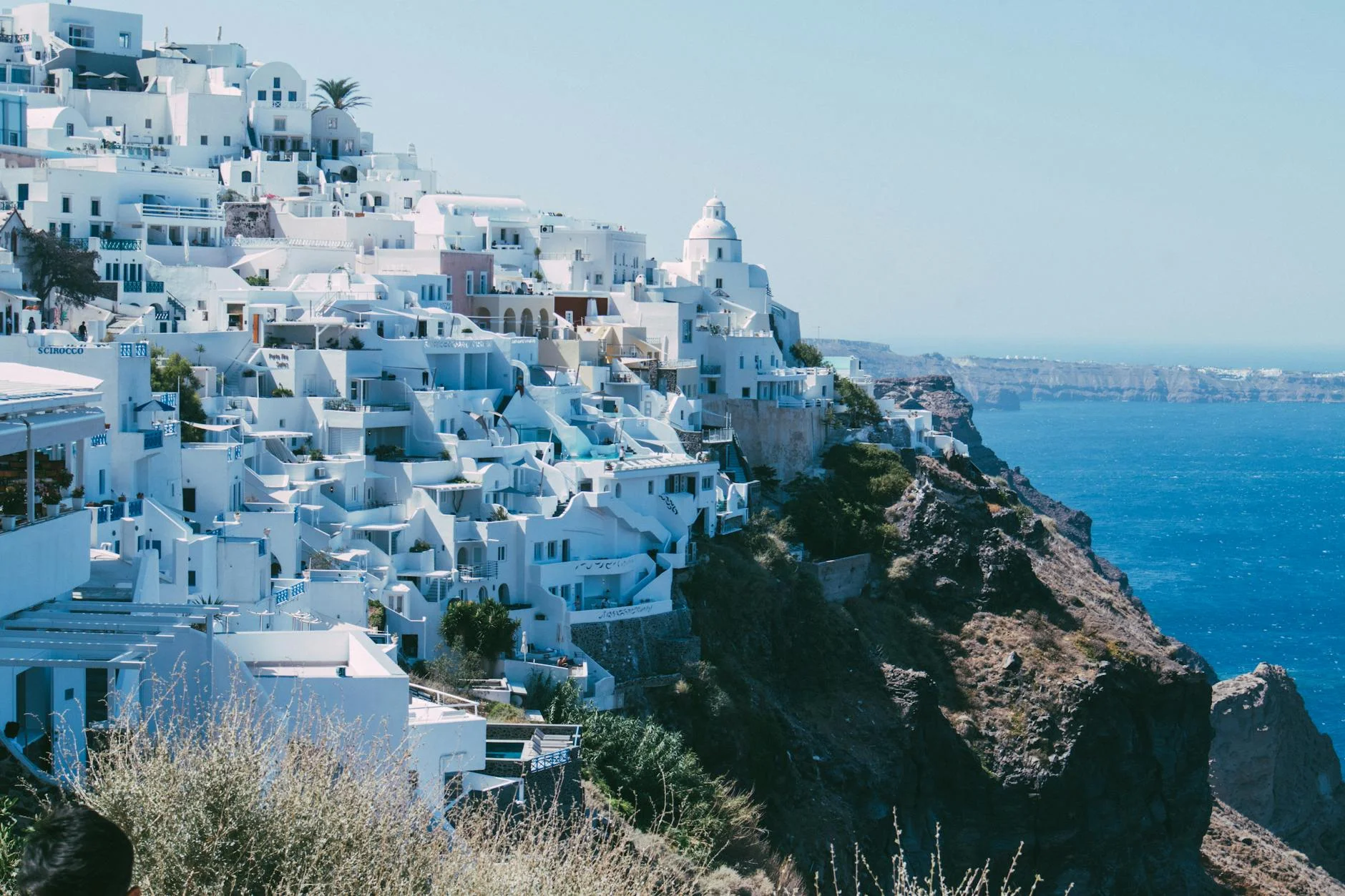 Almuerzo en Oia con vistas
