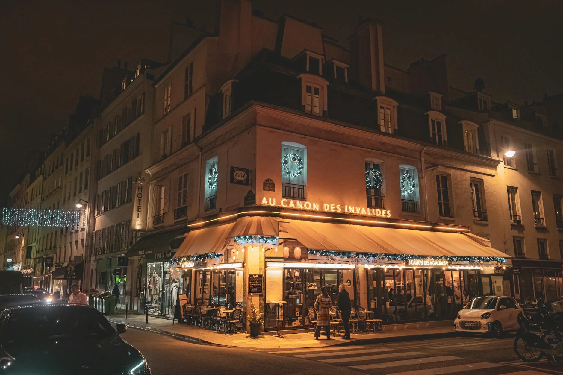 Au Pied de Cochon 餐厅的晚餐