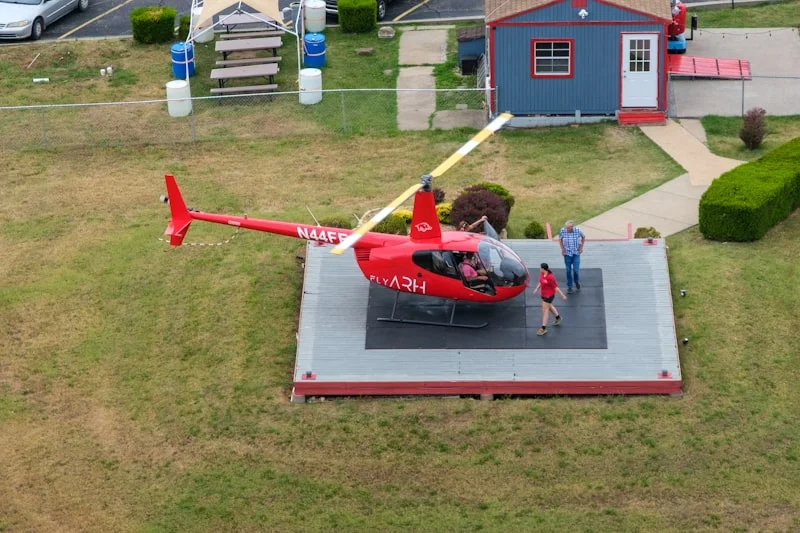 Hubschrauber über Barcelona